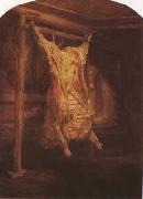 REMBRANDT Harmenszoon van Rijn The Slaughterd Ox (mk08) oil painting